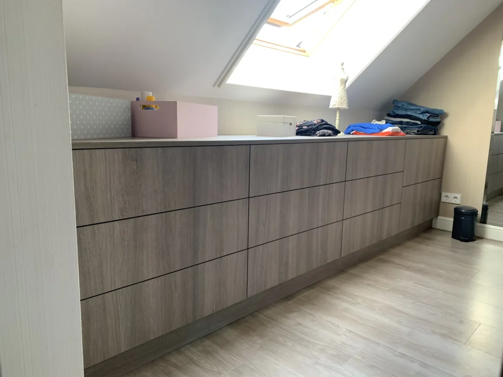 Lage ladekast in Sacramento eik grijs in Moordrecht